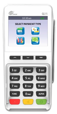Pin Pad PAX Q25 clavier avec et sans contact